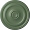 Ekena Millwork Devon Ceiling Medallion (Fits Canopies up to 3 5/8"), 15 3/4"OD x 1 1/2"P, Athenian Green CM15DEAGF - alternate 1